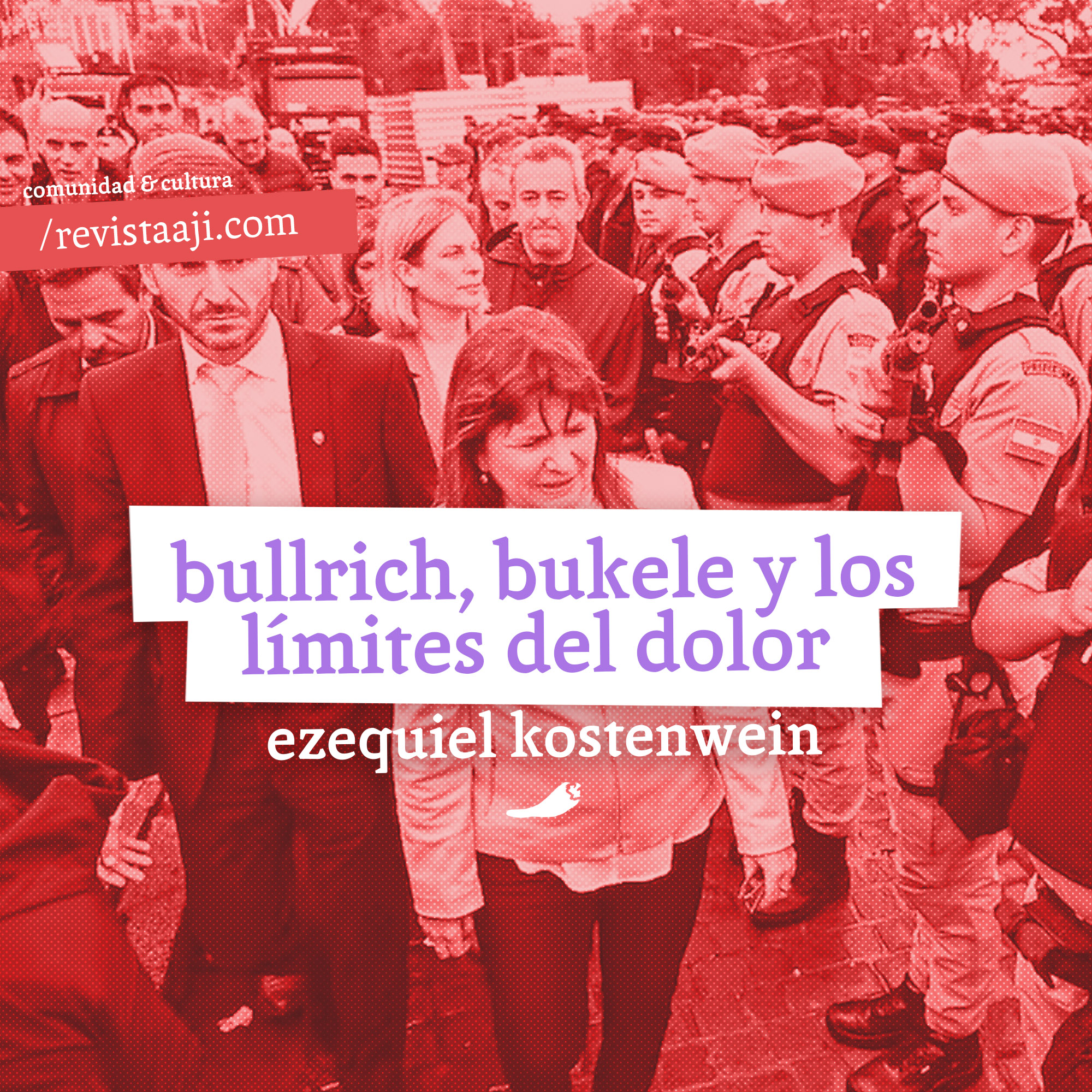 Bullrich, Bukele y los límites del dolor